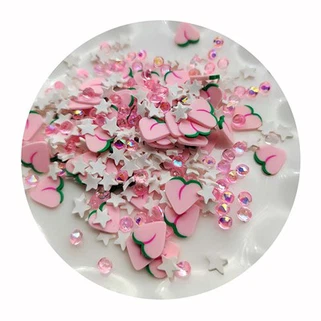 Broskyňové Fimo plátky